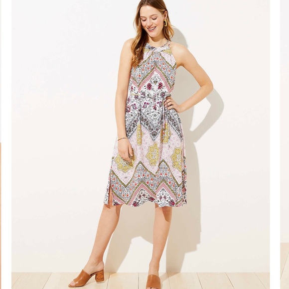 loft tapestry halter dress LOFT | Dresses | Loft Tapestry Halter Dress